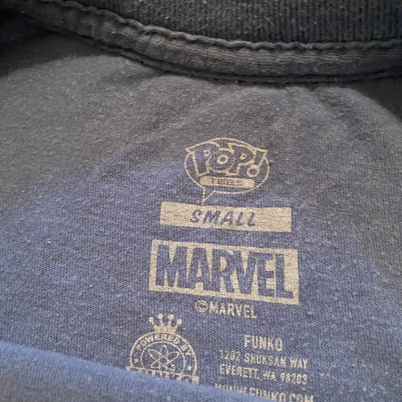 Funko pop Deadpool unicorn graphic tee shirt - Picture 3 of 4